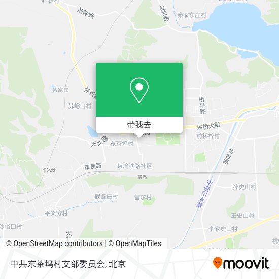 中共东茶坞村支部委员会地图