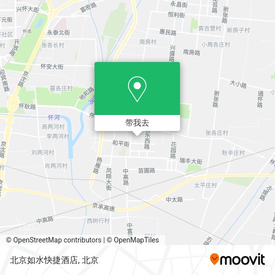 北京如水快捷酒店地图