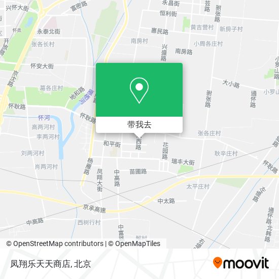 凤翔乐天天商店地图