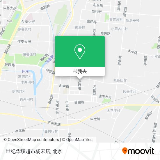 世纪华联超市杨宋店地图