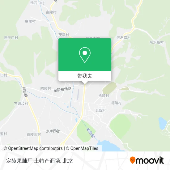 定陵果脯厂-土特产商场地图