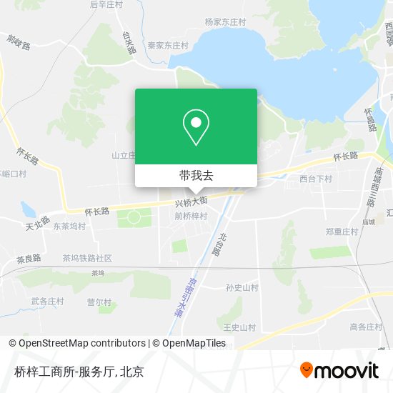 桥梓工商所-服务厅地图