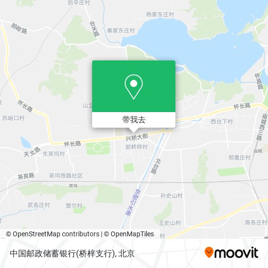 中国邮政储蓄银行(桥梓支行)地图