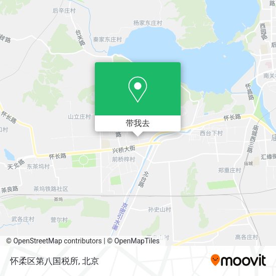 怀柔区第八国税所地图
