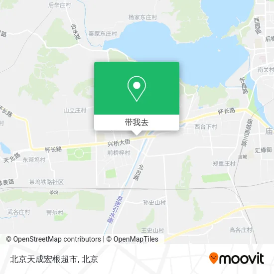 北京天成宏根超市地图