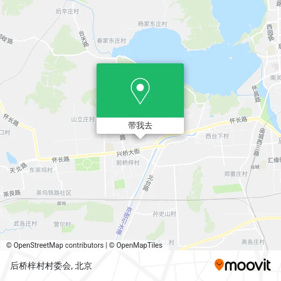 后桥梓村村委会地图