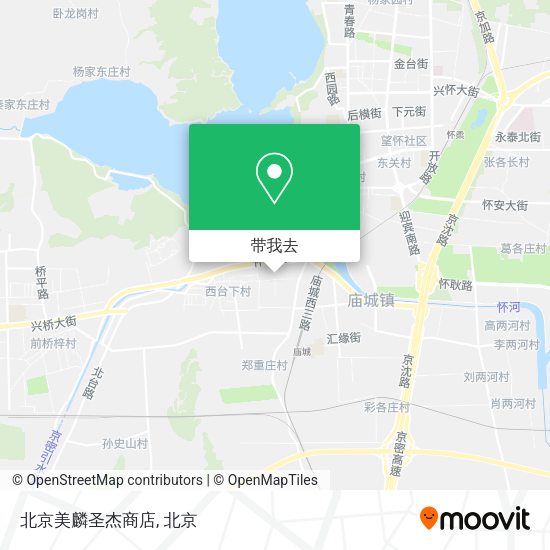 北京美麟圣杰商店地图