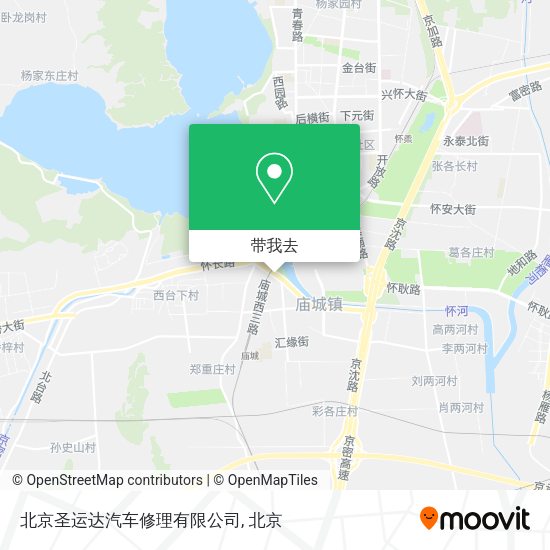 北京圣运达汽车修理有限公司地图