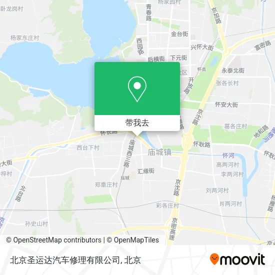 北京圣运达汽车修理有限公司地图