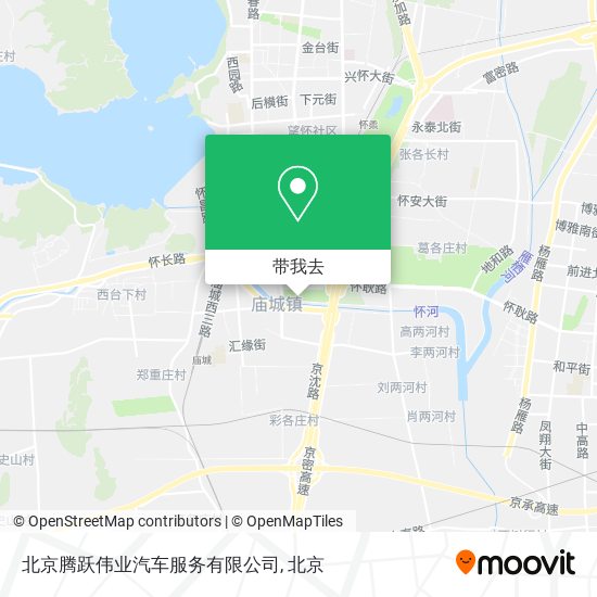 北京腾跃伟业汽车服务有限公司地图