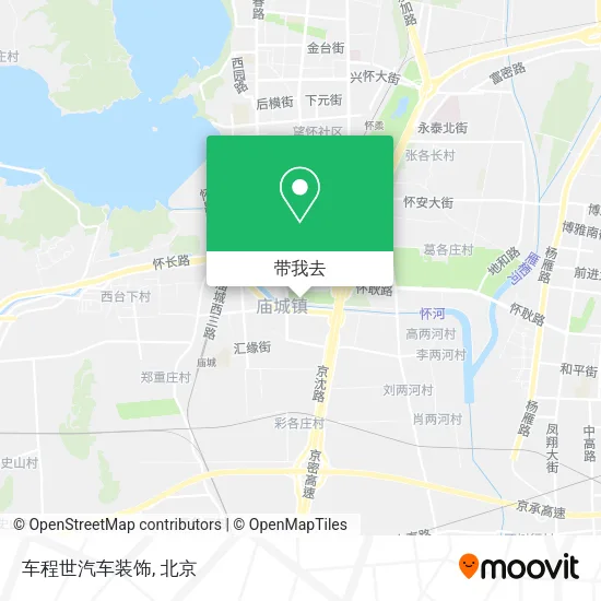 车程世汽车装饰地图
