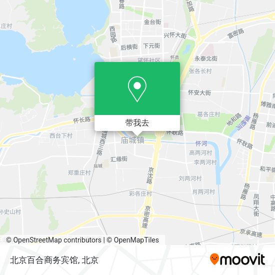 北京百合商务宾馆地图