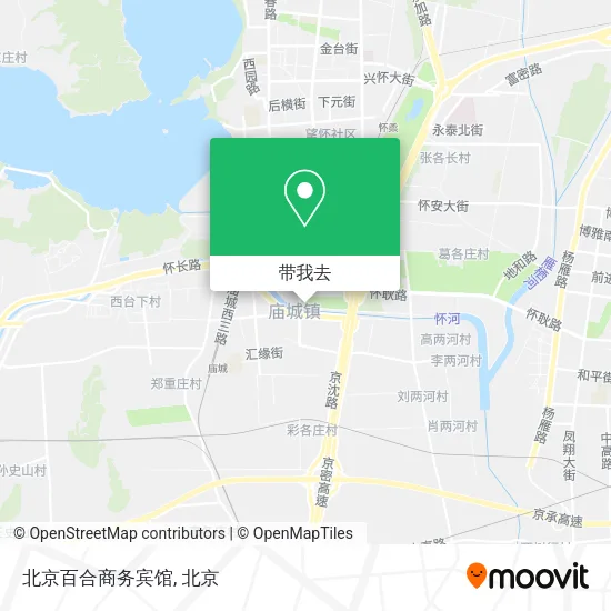 北京百合商务宾馆地图