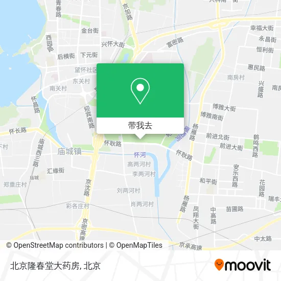 北京隆春堂大药房地图