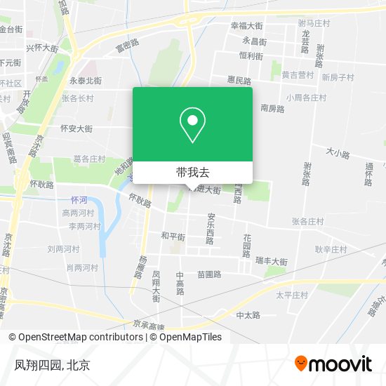 凤翔四园地图