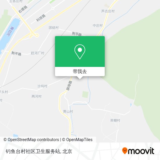 钓鱼台村社区卫生服务站地图
