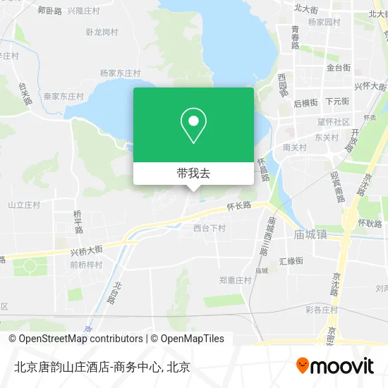 北京唐韵山庄酒店-商务中心地图