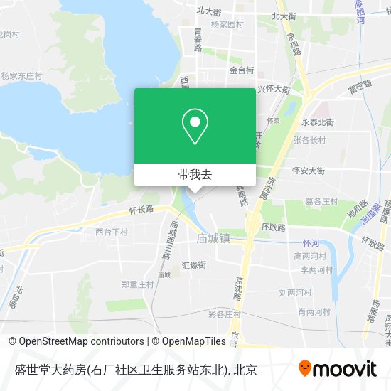 盛世堂大药房(石厂社区卫生服务站东北)地图