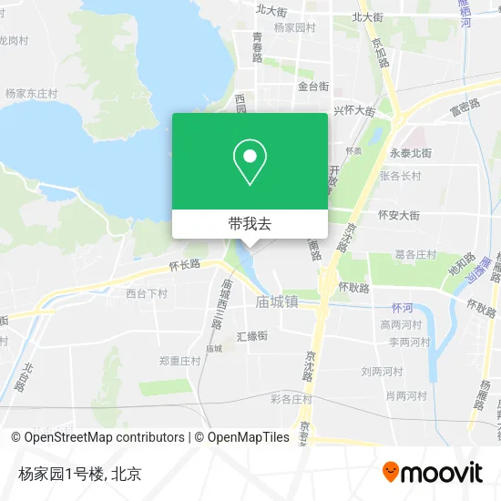 杨家园1号楼地图