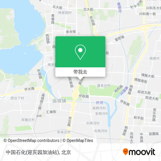 中国石化(迎宾园加油站)地图
