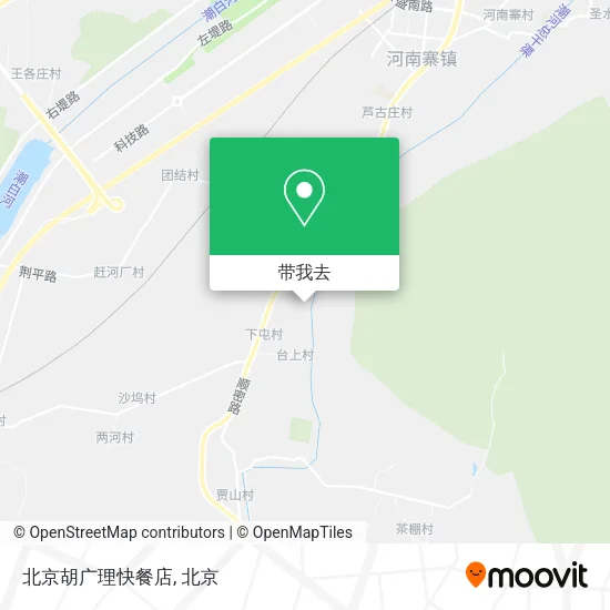 北京胡广理快餐店地图