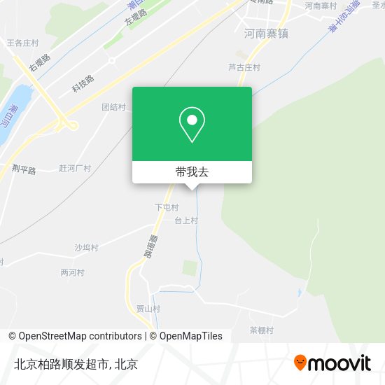 北京柏路顺发超市地图
