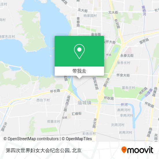 第四次世界妇女大会纪念公园地图