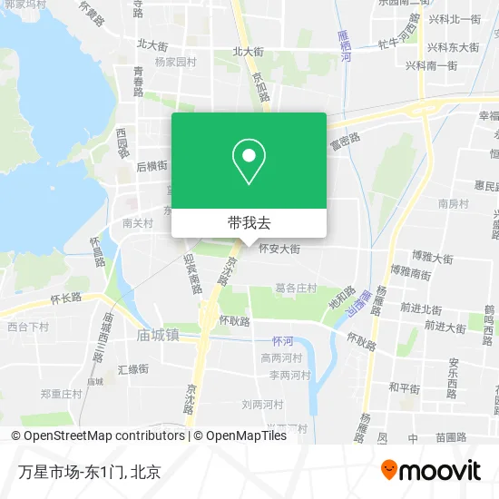 万星市场-东1门地图