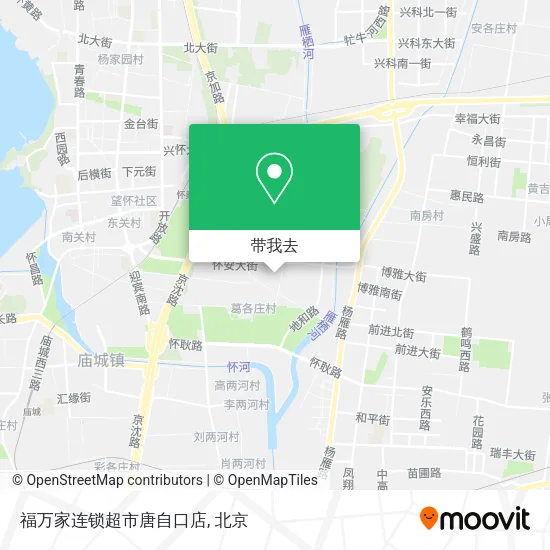 福万家连锁超市唐自口店地图
