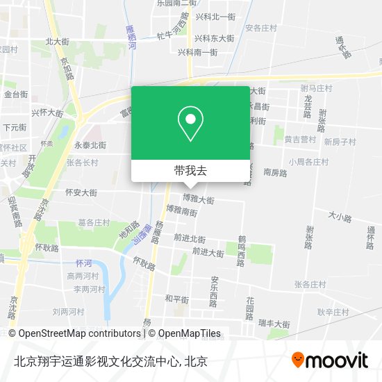 北京翔宇运通影视文化交流中心地图