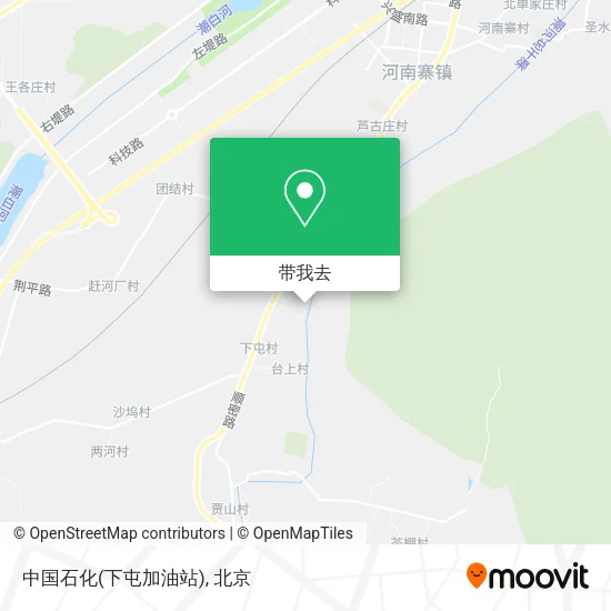 中国石化(下屯加油站)地图