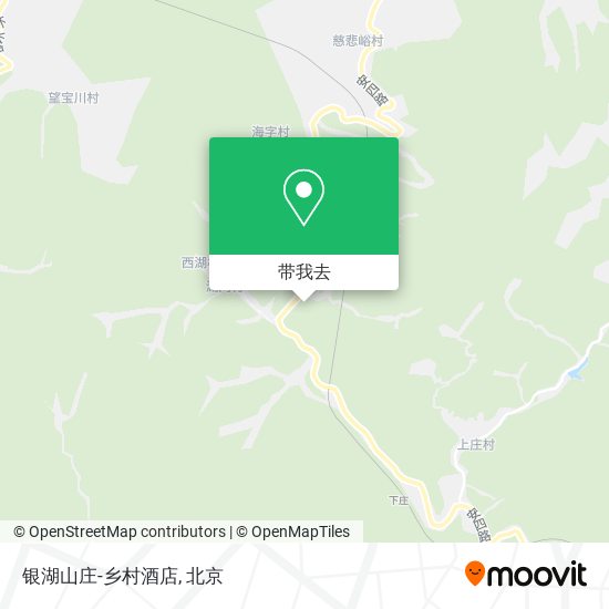 银湖山庄-乡村酒店地图