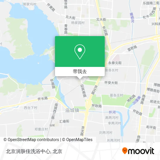 北京润肤佳洗浴中心地图