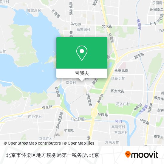 北京市怀柔区地方税务局第一税务所地图
