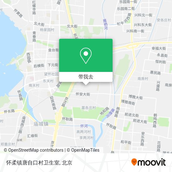 怀柔镇唐自口村卫生室地图