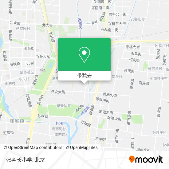 张各长小学地图