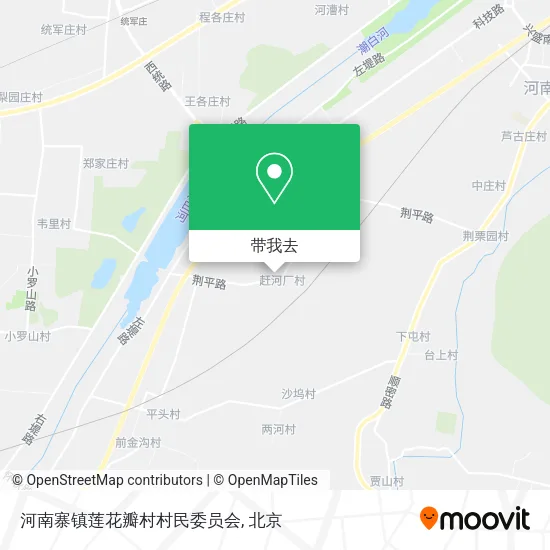 河南寨镇莲花瓣村村民委员会地图