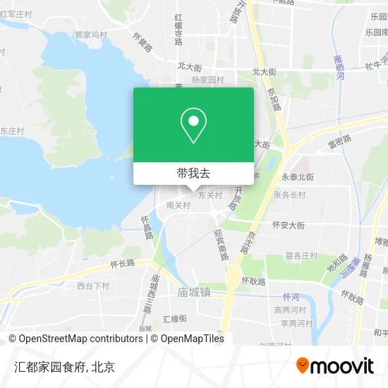 汇都家园食府地图