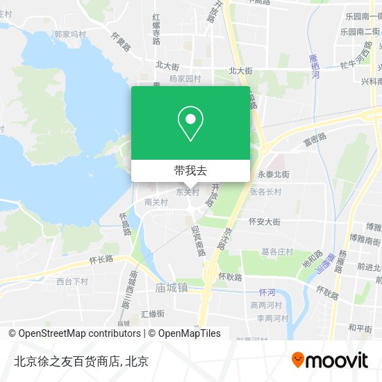 北京徐之友百货商店地图