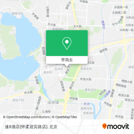 速8酒店(怀柔迎宾路店)地图