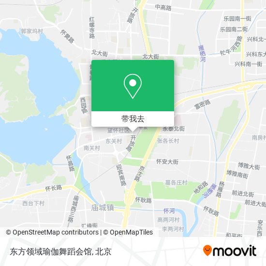 东方领域瑜伽舞蹈会馆地图