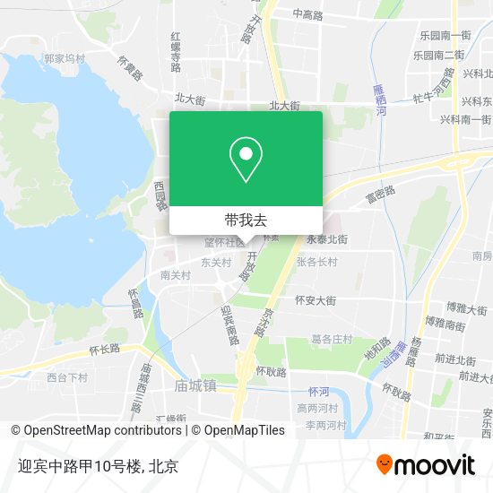 迎宾中路甲10号楼地图