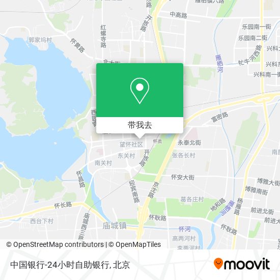 中国银行-24小时自助银行地图