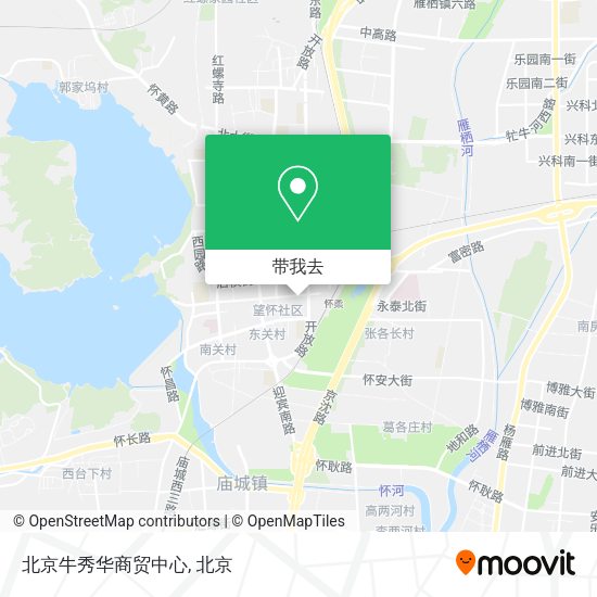 北京牛秀华商贸中心地图