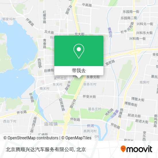 北京腾顺兴达汽车服务有限公司地图