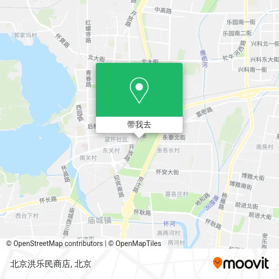 北京洪乐民商店地图