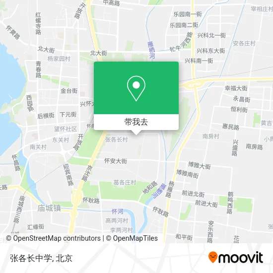 张各长中学地图