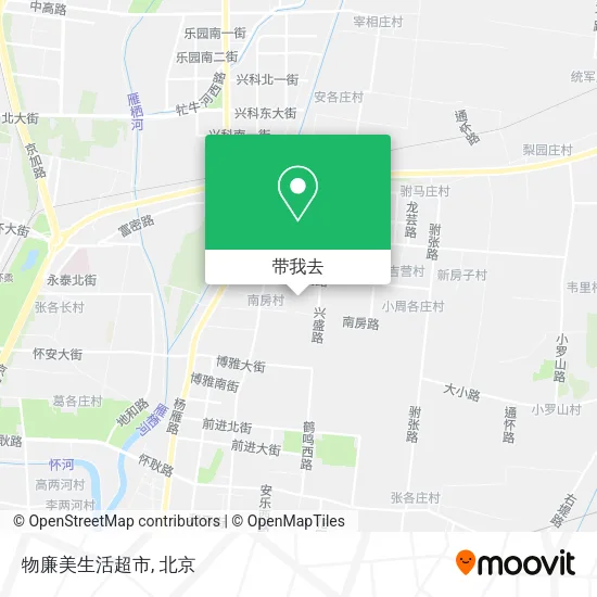 物廉美生活超市地图