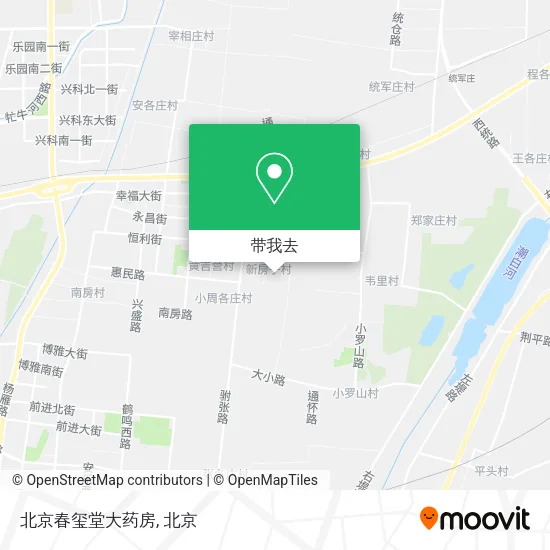 北京春玺堂大药房地图
