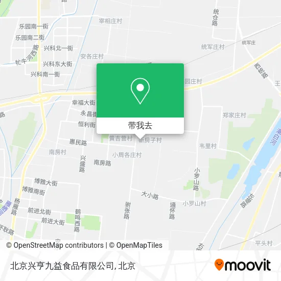 北京兴亨九益食品有限公司地图